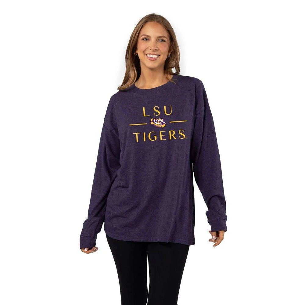 LSU Minimal Logo Bar Forever Long Sleeve Tee