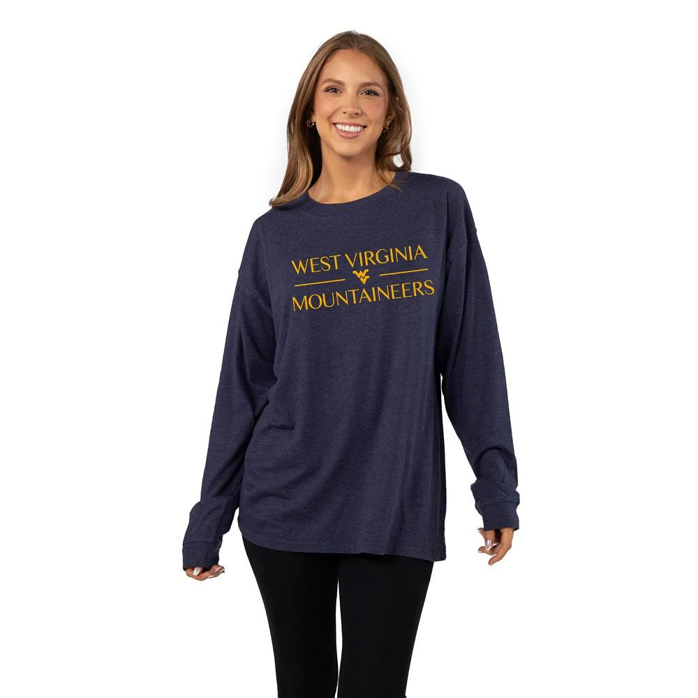 West Virginia Minimal Logo Bar Forever Long Sleeve Tee