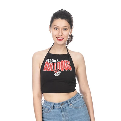 Georgia Zoozatz Halter Crop Top