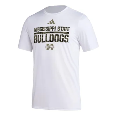 Bulldogs | Mississippi State Adidas Military Pregame Tee Alumni Hall