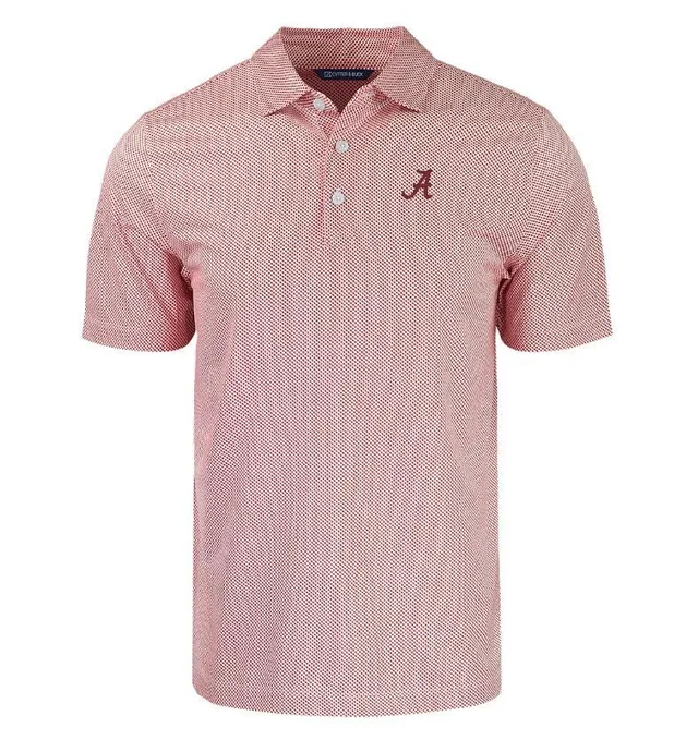 Men's Antigua Red Atlanta Braves Compass Polo