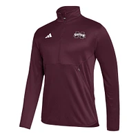 Mississippi State Adidas Sideline Knit 1/4 Zip Pullover
