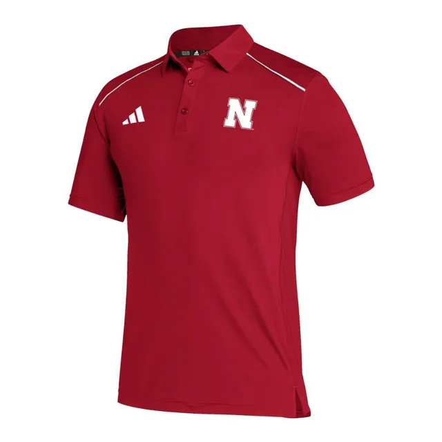 Nebraska Adidas Pinstripe Baseball Jersey - White