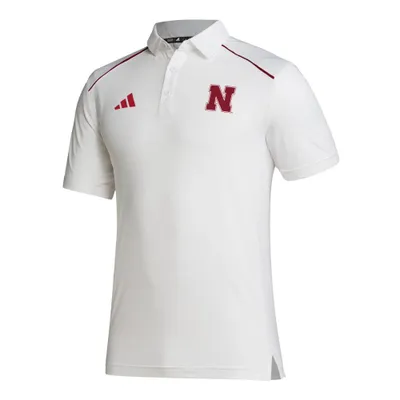 Nebraska Adidas Sideline Polo