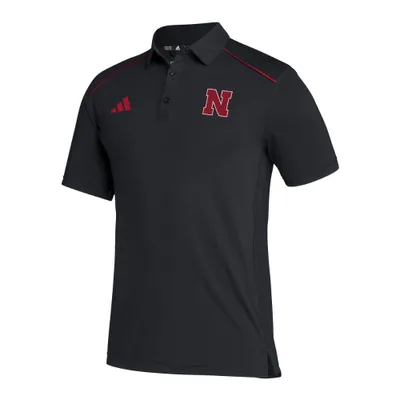 Nebraska Adidas Pinstripe Baseball Jersey - White