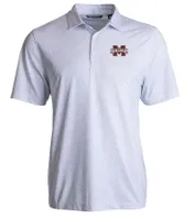 Bulldogs | Mississippi State Cutter & Amp ; Buck Pike Pebble Print Polo Alumni Hall