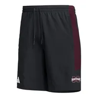 Bulldogs | Mississippi State Adidas Woven Pocket Short Alumni Hall