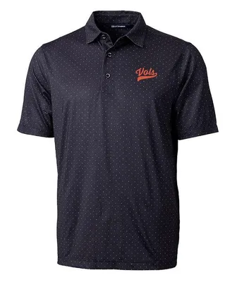 Vols | Tennessee Cutter & Amp ; Buck Vol Script Pike Double Dot Print Polo Alumni Hall