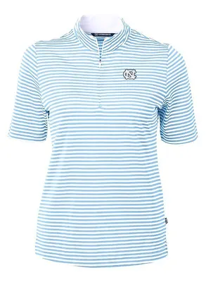 Unc | Cutter & Amp ; Buck Women's Eco Pique Stripe Top Alumni Hall