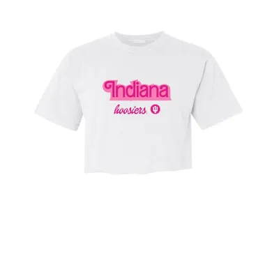 Hoosiers | Indiana Dolled Up Comfort Colors Cropped Tee Alumni Hall