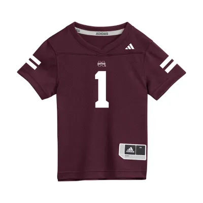 Bulldogs | Mississippi State Adidas Toddler Replica Football Jersey Alumni Hall