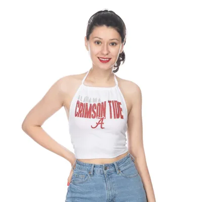 Bama | Alabama Zoozatz Halter Crop Top Alumni Hall