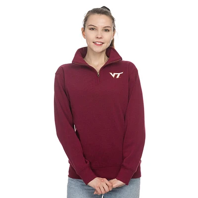 Virginia Tech Zoozatz Sport Crew 1/4 Zip Pullover