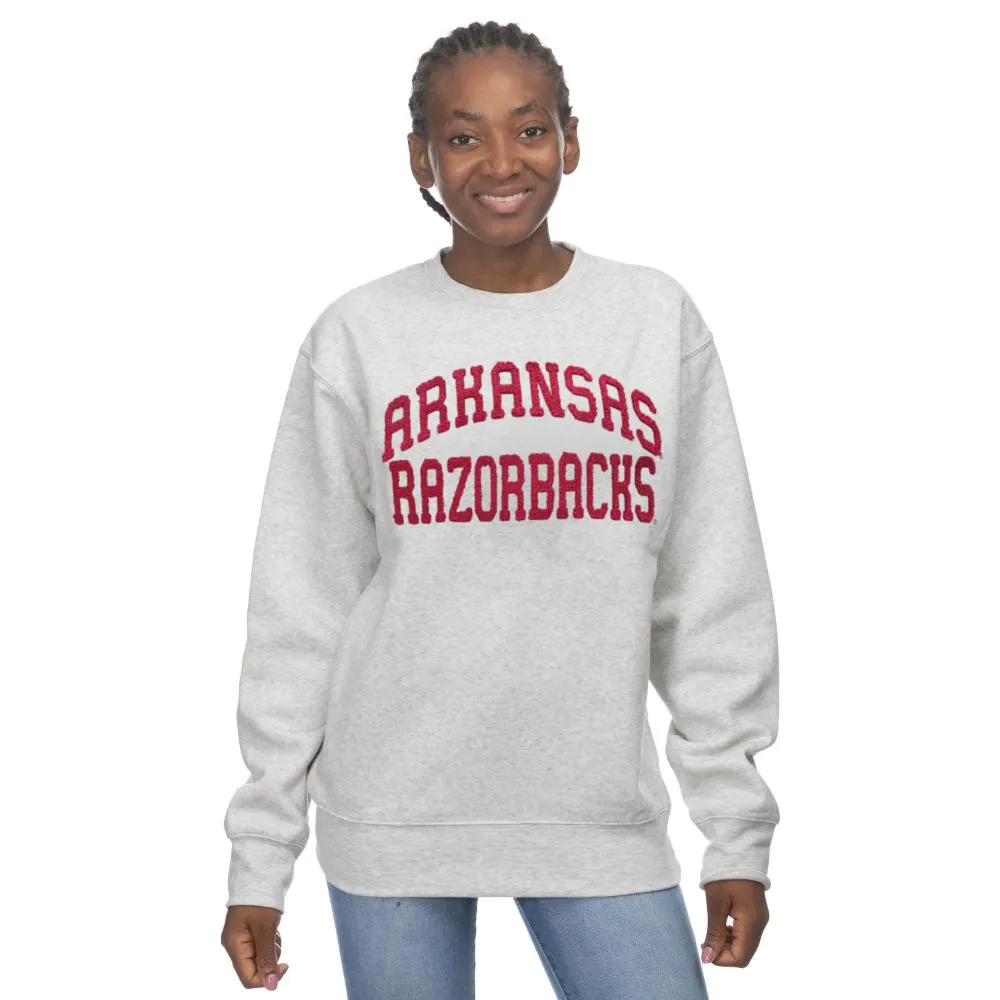 Razorbacks | Arkansas Zoozatz Chenille Embroidery Sport Crew Alumni Hall