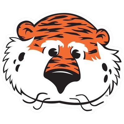  Auburn Decal Aubie Head Logo (6 )