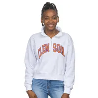 Clemson | Zoozatz Applique Sport Crew 1/4 Zip Pullover Alumni Hall