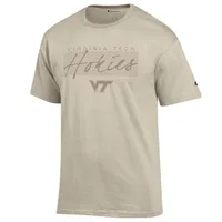 Hokies | Virginia Tech Champion Women's Tonal Straight Stack Over Logo Tee Alumni Hall