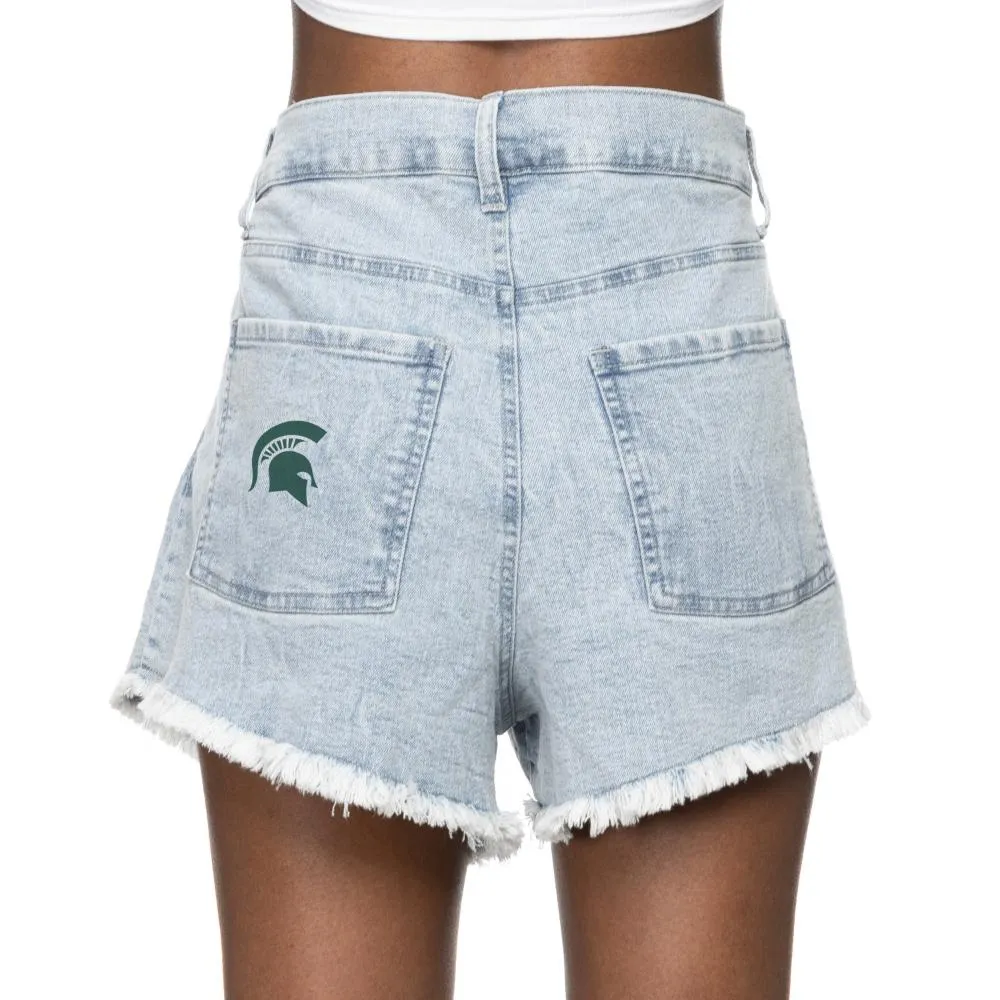 Spartans | Michigan State Zoozatz Jean Shorts Alumni Hall