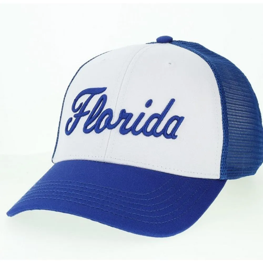  Gators | Florida Legacy Script Trucker Hat | Alumni Hall