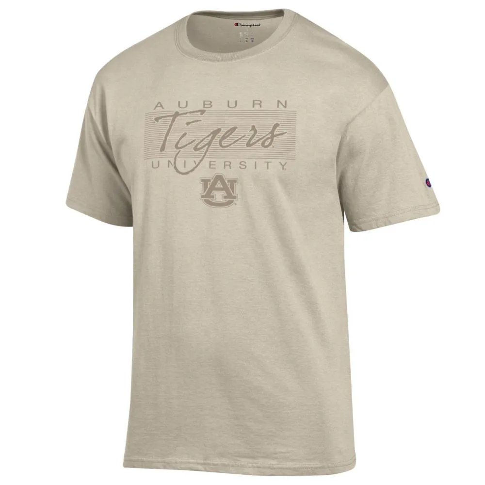 Aub | Auburn Champion Women's Tonal Straight Stack Over Logo Tee Alumni Hall