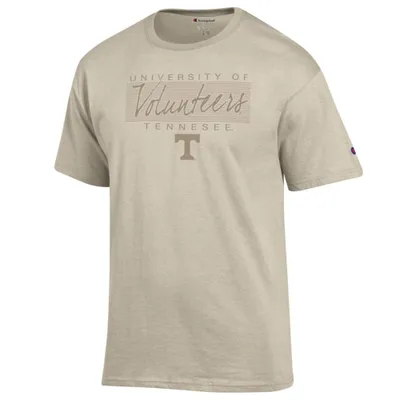 Vols | Tennessee Champion Women's Tonal Straight Stack Over Logo Tee Alumni Hall