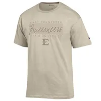 Bucs | Etsu Champion Women's Tonal Straight Stack Over Logo Tee Alumni Hall