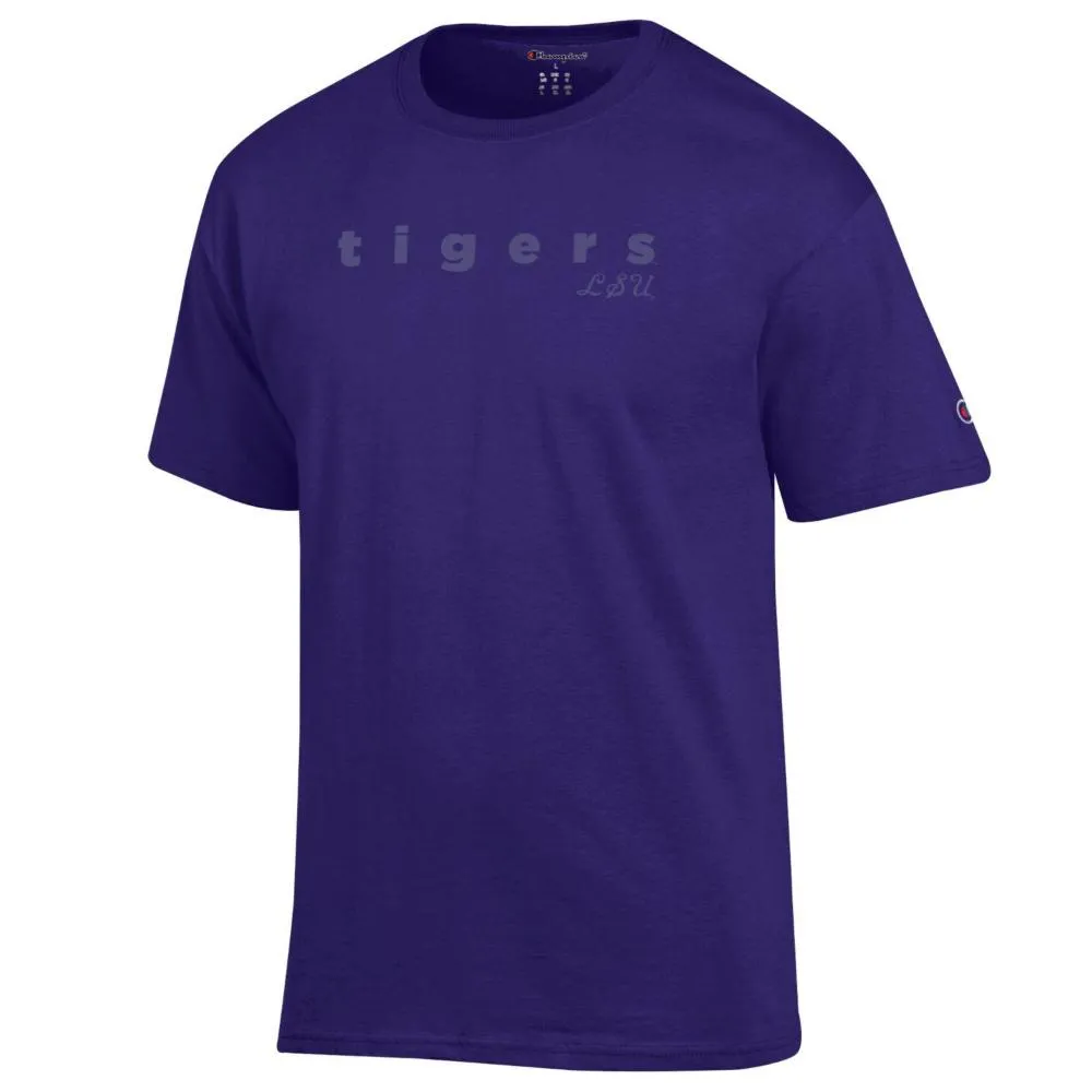 Lsu | Champion Women's Tonal Straight Stack Tee Alumni Hall