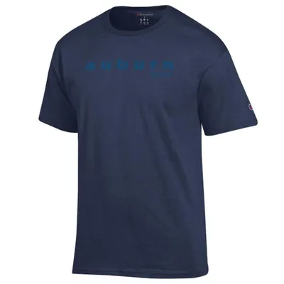 Men's Champion Navy Auburn Tigers Baseball Stack T-Shirt