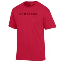 Huskers | Nebraska Champion Women's Tonal Straight Stack Tee Alumni Hall