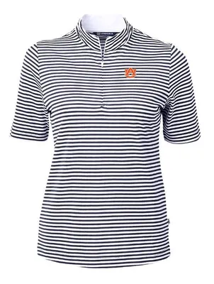 Auburn | Cutter & Amp ; Buck Women's Eco Pique Stripe Top Alumni Hall