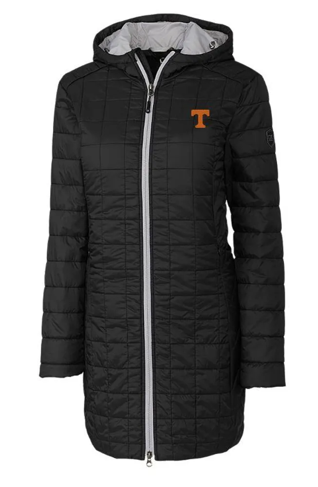 Vols | Tennessee Cutter & Amp ; Buck Women's Rainier Eco Insulated Long Coat Alumni Hall