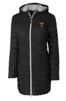 Vols | Tennessee Cutter & Amp ; Buck Women's Rainier Eco Insulated Long Coat Alumni Hall