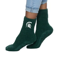 Michigan State Fuzzy Crew Slipper Socks