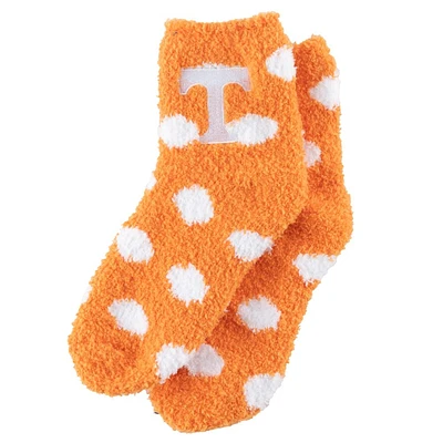 Tennessee YOUTH Polka Dot Fuzzy Socks