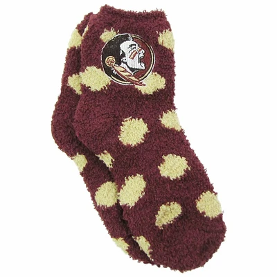 Florida State YOUTH Polka Dot Fuzzy Socks