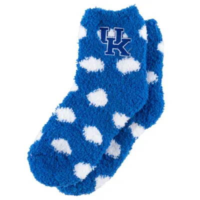  Cats | Kentucky Youth Polka Dot Fuzzy Socks | Alumni Hall