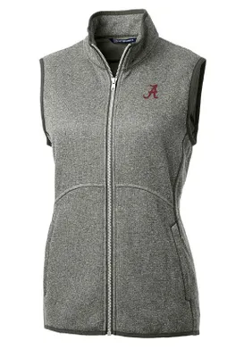 Bama | Alabama Cutter & Amp ; Buck Women's Mainsail Sweater Knit Vest Alumni Hall