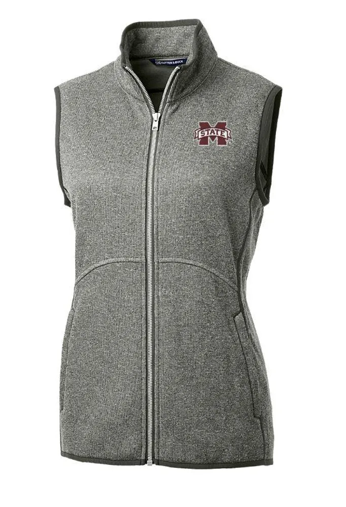 Bulldogs | Mississippi State Cutter & Amp ; Buck Women's Mainsail Sweater Knit Vest Alumni Hall