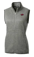 Razorbacks | Arkansas Cutter & Amp ; Buck Women's Mainsail Sweater Knit Vest Alumni Hall