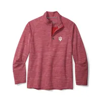 Hoosiers | Indiana Tommy Bahama Play Action 1/2 Zip Pullover Alumni Hall