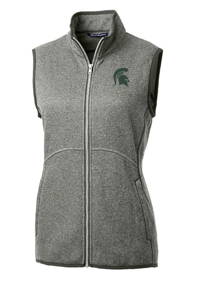 Spartans | Michigan State Cutter & Amp ; Buck Women's Mainsail Sweater Knit Vest Alumni Hall