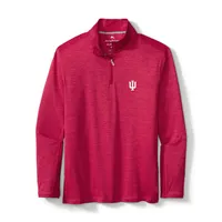 Hoosiers | Indiana Tommy Bahama Sport Delray 1/2 Zip Pullover Alumni Hall