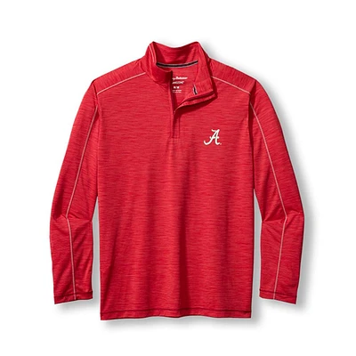 Alabama Tommy Bahama Islandzone Player Point 1/2 Zip Pullover