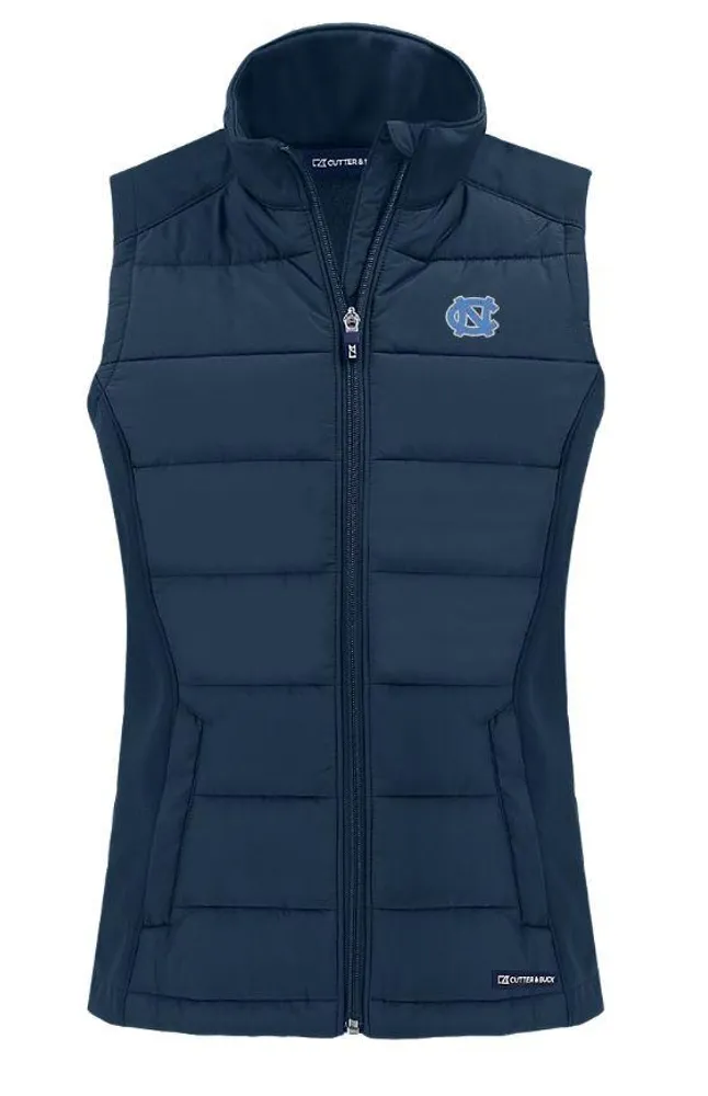 Unc | Cutter & Amp ; Buck Women's Evoke Eco Vest Alumni Hall