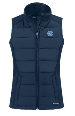 Unc | Cutter & Amp ; Buck Women's Evoke Eco Vest Alumni Hall