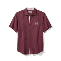 Mississippi State Tommy Bahama Sport Coconut Point Palm Vista Camp Shirt