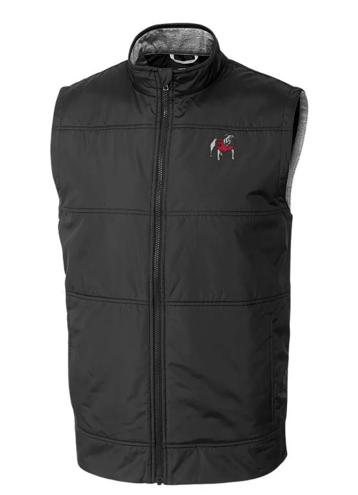 Dawgs | Georgia Cutter & Amp ; Buck Men's Stealth Quilted Vest Alumni Hall