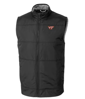 Hokies | Virginia Tech Cutter & Amp ; Buck Men's Stealth Quilted Vest Alumni Hall