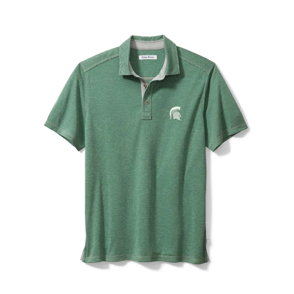 Spartans | Michigan State Tommy Bahama Sport Paradiso Cove Polo Alumni Hall