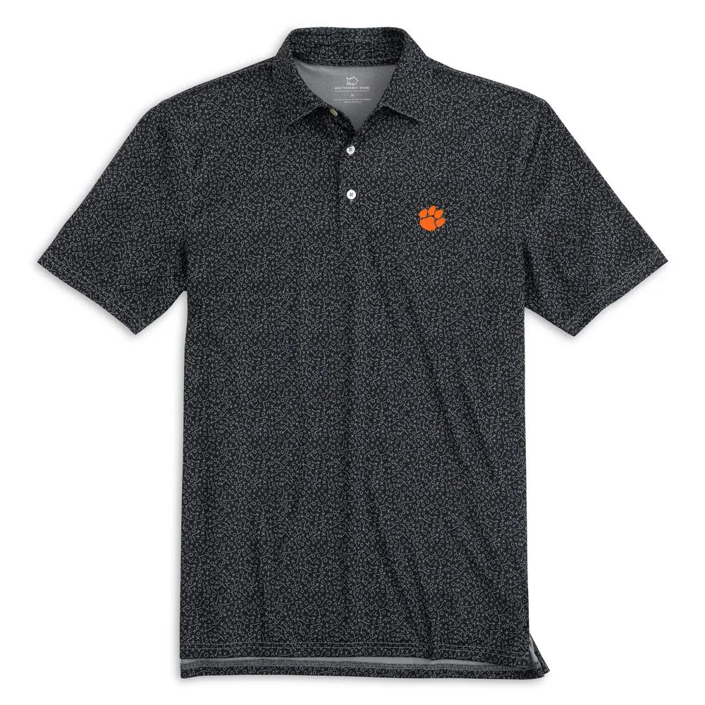 Clemson | Southern Tide Gameplay Printed Performance Polo Alumni Hall